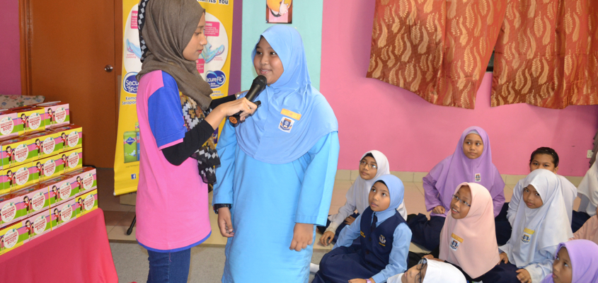 Through its Libresse brand, SCA educated 40,000 young girls in Malaysia about menstruation and what happens to their bodies during puberty. (photo)