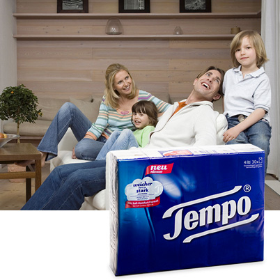 Family with Tempo product (photo)