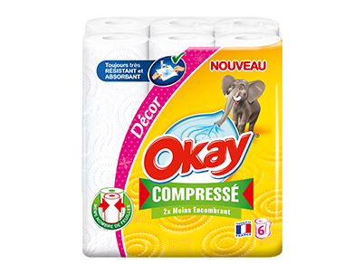 New Okay® Compressed household towels (photo)