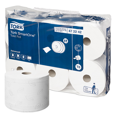 Tork Easy Handling™ packaging for toilet paper