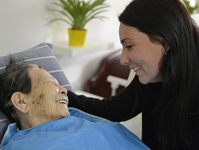 Elderly care in China (photo)